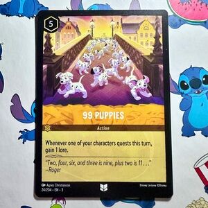 99 puppies 24/204 - uncommon — disney lorcana: into the inklands